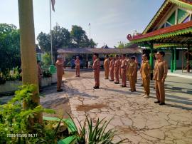 KOORDINASI RUTIN DAN APEL  PAGI HARI SENIN 5 MEI 2025 DI KALURAHAN KARANGMOJO